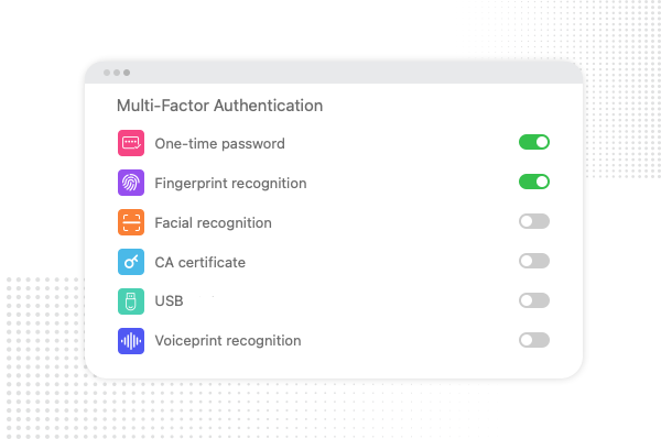 Various Authentication Methods